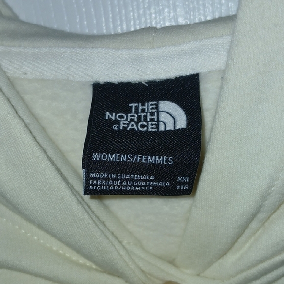 The North Face Cream Cropped Hoodie - Neverstop Exploring - Picture 2 of 8